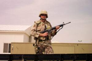 Shawn, armed and ready